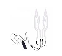 Bande de casque LED - Lumière nocturne pour moto, accessoire de signal à 3 modes, dispositif de sécurité pour vélo, amélioration de la visibilité de conduite, autocollant pour casque de moto