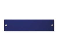 Bande de chaise bleue en acrylique 60 x 14 cm - Protection murale anti-rayures pour chaise, porte-chaise rigide 3 mm, pour chaises de salle d'attente, bureaux et maison (1, 60 x 14)