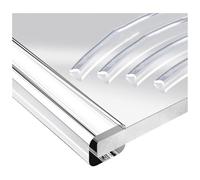 Bande de Chant autocollante en PTE, Bande de Chant Transparente en Forme U PVC, 16,4 Pieds, Plusieurs largeurs(Wide 24-26mm)