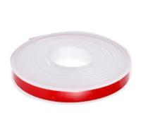 Bande de Chant Bande de Chant Auto-adhésive Meubles Bandes Protection des Bords en Caoutchouc Forme U d'étanchéité protectrice Forme de U(White 12mm)