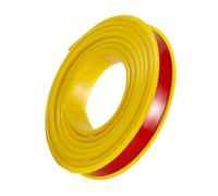 Bande de Chant de Meuble Flexible en Forme de U, Ruban de Bordure, Bande de Bordure de placage Auto-adhésive TPE pour Bordure de Meubles de Bricolage pour la Restauration Yellow 10m Inner Width 15mm
