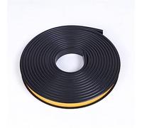 Bande de chant de meubles en forme de U, Bande de chant autocollante en gel silice souple 4,9 m, protections, d'angle et placage TPE flexible for meubles table armoire(Black,40 mm)