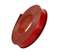 Bande de Chant de Meubles Flexible en Forme de U Bande de Bordure Auto-adhésive en TPE Bande de Bordure de placage de Protection de Bord Flexible pour la Restauration d'éta Brown 10m Inner Width 20mm