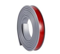 Bande de Chant de Meubles Flexible en Forme de U, Bande de Bordure Auto-adhésive en TPE pour armoires en placage de Bois, Tables, chaises, Restauration d'étagères Gray 10m Inner Width 36mm