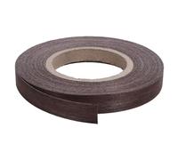 Bande de Chant en Bois Foncé Noyer 1,9cm X 15m pour Meubles | Souple Coller au Fer, Couvre Chants Bruts, Finition Lisse, pour Placards et Contreplaqué