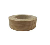 Bande de chant en chêne véritable, Rouleau de bandes chant en placage thermocollant pré-collé, multicolore, plusieurs tailles(White Oak,1.9 cmx15m)