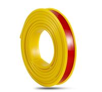 Bande de Chant en U 5 m/16,4 pi, Garniture Bord comptoir Gel silice Souple, Protections d'angle et Bandes Autocollantes for Meubles, réparation d'armoires Restauration(Yellow,20mm)