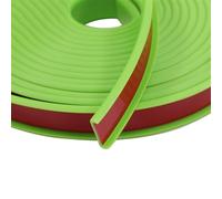 Bande de Chant en U 5 m/16,4 pi, Garniture Bord comptoir Gel silice Souple, Protections d'angle et Bandes Autocollantes for Meubles, réparation d'armoires Restauration(Green,28mm)