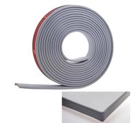 Bande de chant en U, 9-40 mm × 16,4 pi, bordure de placage autocollante, protection de bord de meuble flexible en TPE for la restauration de comptoirs, tables et armoires(Gray,40mm)