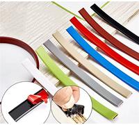 Bande de chant en U, bande de chant de placage auto-adhésive en TPE, protecteur de chant souple, bande de chant de meuble pour comptoir, table, armoire, restauration (36mm*6m,White)