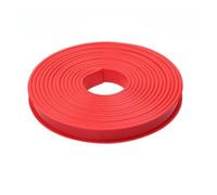 Bande de Chant en U Bandes de Bord d'armoire en Bois Forme U 5M, Bandes d'étanchéité à Souple for Meubles, Auto-adhésives pour Meubles(Red,12mm)