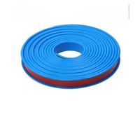 Bande de Chant en U Bandes de Bord d'armoire en Bois Forme U 5M, Bandes d'étanchéité à Souple for Meubles, Auto-adhésives pour Meubles(Blue,22mm)