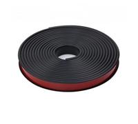 Bande de Chant en U Bandes de Bord d'armoire en Bois Forme U 5M, Bandes d'étanchéité à Souple for Meubles, Auto-adhésives pour Meubles(Black,40mm)