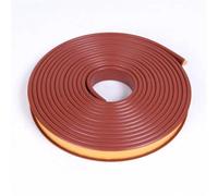 Bande de Chant Flexible en Forme de U, 5M, Auto-adhésive, Protection de Bordure de placage, réparation de Meubles d'armoire, Coin de Restauration(Dark Red,18mm)