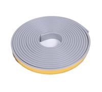 Bande de Chant Flexible en Forme de U, 5M, Auto-adhésive, Protection de Bordure de placage, réparation de Meubles d'armoire, Coin de Restauration(Gray,16mm)