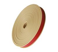 Bande de chant flexible en forme de U pour meubles Moulure de bordure autocollante et imperméable for meubles, bande d'étanchéité en TPE souple for la protection des bords des armoires(Beige,25mm-[5m]