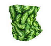 Bande De Cheveux Concombre Vert Aquarelle Fantaisie Étanche À La Poussière Écharpe Tube Multifonctionnel Cache-Cou pour Cyclisme Moto Yoga