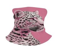 Bande De Cheveux Coque Roses Léopard Tendance Bandeau Magique Séchage Rapide Multi-Usage Tube Bandeaux pour Vélo Yoga Jogging 25X50Cm