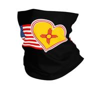 Bande De Cheveux Drapeau De L'Amérique Et du Nouveau-Mexique Séchage Rapide Écharpe Demi-Visage Unisexe Cache-Cou pour Vélo Adulte Femme