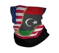 Bande De Cheveux Drapeau Libyen, Fermeture Éclair, Drapeau Américain Tube Bandeaux Unisexe Echarpe Tête Pirate pour Vélo, Moto, Yoga