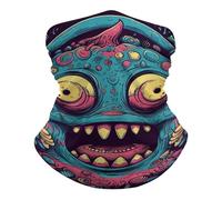 Bande de Cheveux I Love la Musique Mon-Ster Multifonctionnel Protection du Visage Ultra-Douce Balaclava pour Randonnée Homme 26X30cm