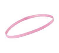 Bande de cheveux minces de sports élastiques non glissants confluent avec poignée en silicone pour hommes femmes football de basket-ball tennis exercice de football en bande sueur (Pink)