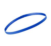 Bande de cheveux minces de sports élastiques non glissants confluent avec poignée en silicone pour hommes femmes football de basket-ball tennis exercice de football en bande sueur (Dark Blue)