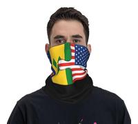 Bande De Cheveux Saint-Vincent-Et-Les-Grenadines Drapeau Américain USA Amitié Multi-Usage Écharpe Tube Élastique Cache-Col pour Moto Randonnée Jogging