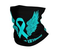 Bande De Cheveux Sensibilisation Au Cancer De L'Ovaire Bandeau Magique sans Soudure Echarpe Tête Pirate pour Vélo, Moto, Randonnée