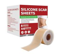 Bande De Cicatrice En, Avec Flexible Et Élastique, 4x150 Cm, De Réparation De Micro-aiguilles En À L'acide Hyaluronique, De Cicatrice En Silicone, Matériau Respirant,