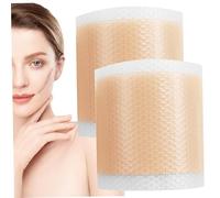 Bande de cicatrice en silicone, 2 rouleaux de feuilles cicatrice en silicone flexibles et respirantes 1, 6 x 59, 1 pouces bande réutilisable favorisant le rouleau chirurgical pour césarienne, acn