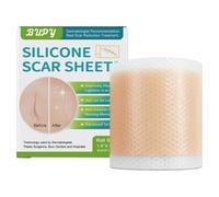 Bande de cicatrice en silicone - - Bandes de réparation souples et flexibles | Feuilles d'élimination des cicatrices Gel de bande réutilisable | Traitement des cicatrices chirurgicales, césarienne, ab