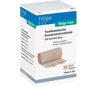 Bande de compression textile élastique Höga-Lan à allongement court 10 cm x 5 m, 1 p. Bandage