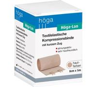 Bande de compression textile élastique Höga-Lan à allongement court 8 cm x 5 m, 1 p. Bandage