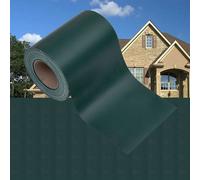 Bande de confidentialité PVC 35 x 0,19 m Vert mat vidaXL