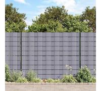 Bande de confidentialité PVC 35 x 0,19 m Vert mat vidaXL