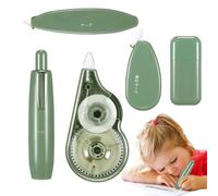 Bande de correction blanche, ensemble de rouleaux de correction | 5 pièces de ruban compact aux couleurs macaron, courroies de correction avec une formule à séchage rapide, petit ruban en pa