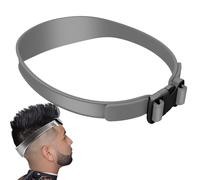 Bande De Coupe De Cheveux En Silicone - Guide De Rasage Courbe De 8 Pouces, Modèle De Décolleté Flexible, Accessoire De Tull Réglable | Outil De Coupe De Cheveux Faire -da -te Réusu