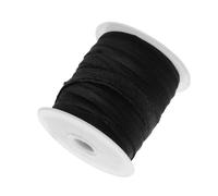 Bande de Couture Thermocollante Non Tissée Noire 0,47x54 Yd | Tissus et Lin, Application Simple, sans Couture, Finition et Renfort pour Bricolage et Projets DIY