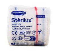 Bande de crêpe élastique Hartmann Stérilux - 5 cm x 4 m