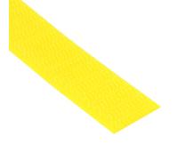 Bande de crochet | Auto-adhésive | Bande scratch (hook) | Jaune | 20 mm x 8 m