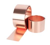 Bande de Cuivre Rouge T2, Rouleau Plat de 1 M, Pour Projets de Bricolage, Électronique, Modélisme Industriel Et Ateliers./0.8 * 120Mm