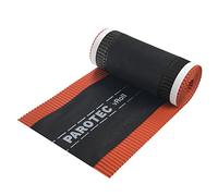 Bande de faîtage de ventilation de qualité supérieure Rouleau de faîtage aluminium + non-tissé 240 mm x 5 m (rouge brique)