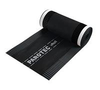 Bande de faîtage de ventilation de qualité supérieure Rouleau de faîtage aluminium + non-tissé 240 mm x 5 m (anthracite)