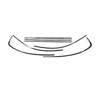 Bande De Fenêtre Extérieure Voiture, Couverture Cadre Latéral, Décor pour BMW Série 3 E90 Berline 2005 2006 2007 2008 2009 2010 2011 2012