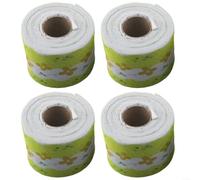 Bande de fenêtre pour gestion de la condensation sur surfaces en verre y compris salle de bain, cuisine et miroirs, 2,8 m par rouleau, tissu non tissé lavable (trèfle à quatre feuilles)
