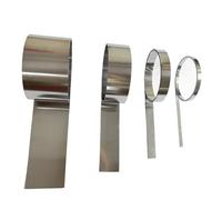 Bande de Feuille d'acier Inoxydable 304, 1 mètre, Rouleau de Feuille d'acier, Largeur de Bande étroite 10 20 30 40 50 100mm d'épaisseur 0.1mm 0.2 0.3 0.4 0.5 1mm (Color : Thickness 0.4mm, Size : Wid