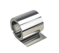 Bande de feuille d'acier inoxydable, Tôle d'acier inoxydable 304 for expériences, plusieurs tailles, longueur 1 mètre(0.05mm x 100mm)