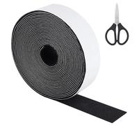 Bande de feutre autocollante - 10 m x 5 cm - Pour meubles, protection du sol - Pour chaises, meubles, protection du sol - Découpe n'importe quelle forme (noir)