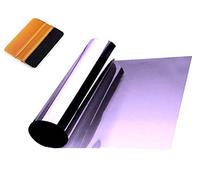 Bande de Film Pare-Soleil à Fixer sur Le Pare-Brise Couleur graduelle Transparente Non métallisée pour l'ombrage et la Filtration du Haut (Violet)